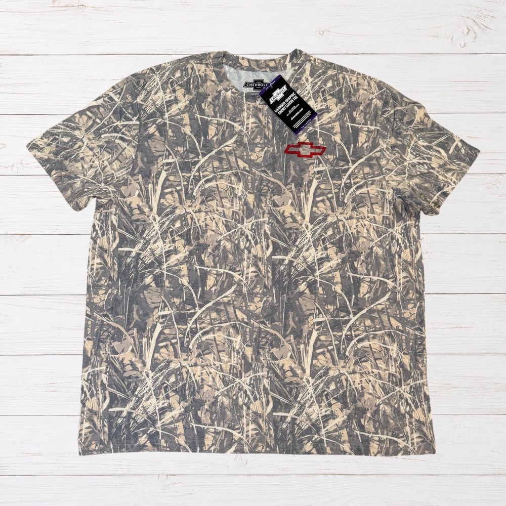 Chevrolet Racing Camo Graphic T Shirt XXL Huntingcore Motorsports NWT